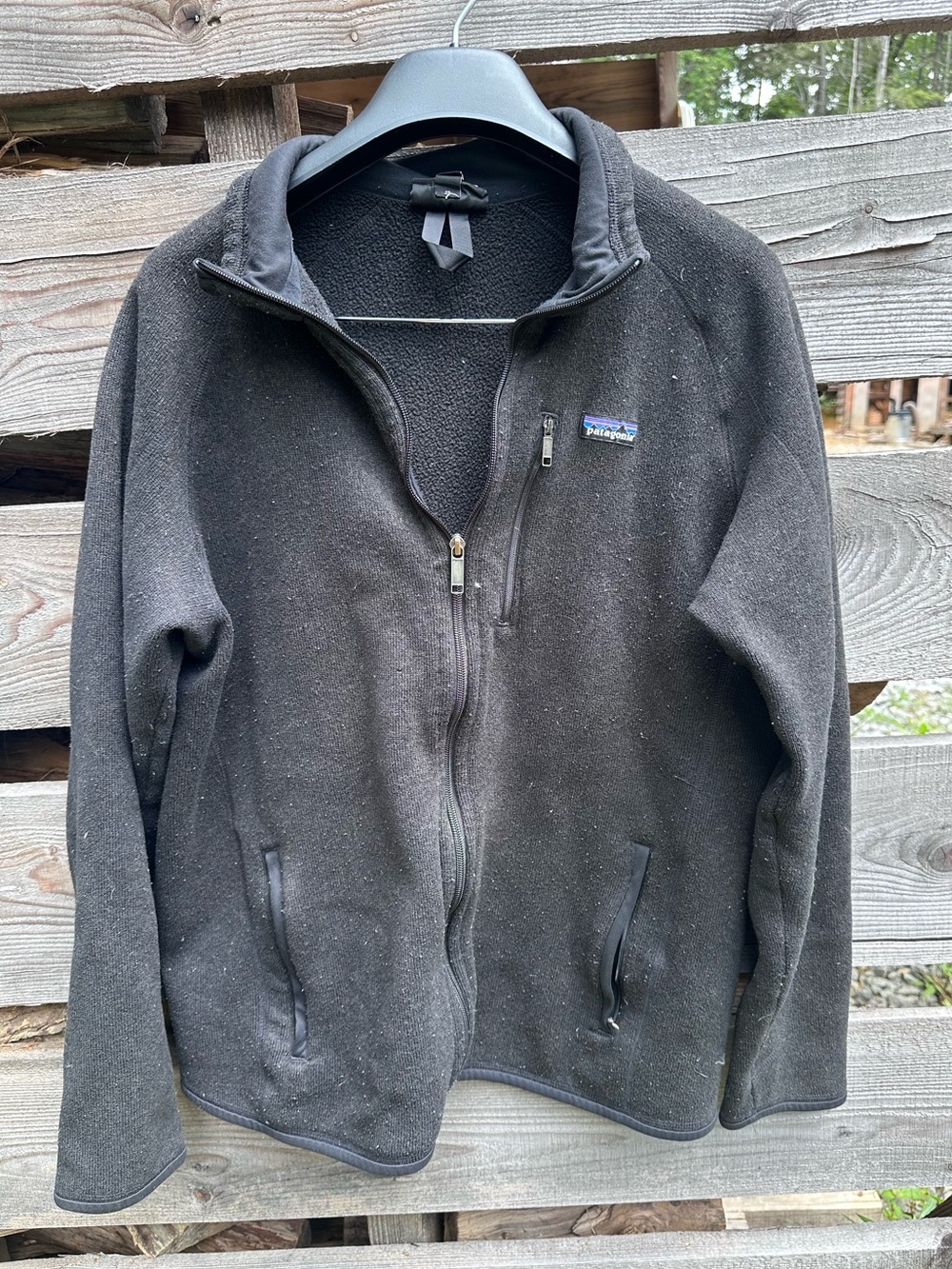 Full zip Patagonia better sweater mens XL